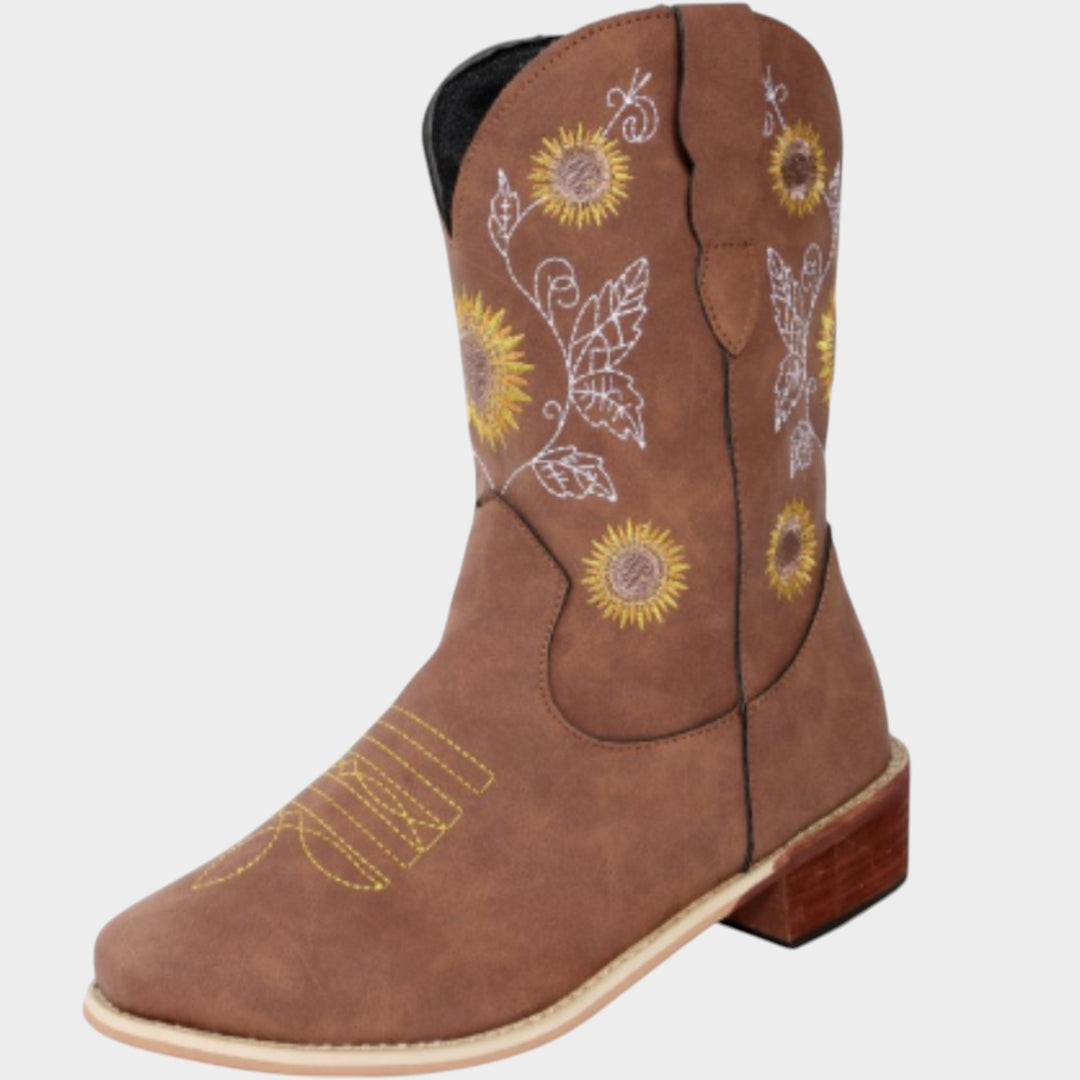 Premium Embroidered Cowboy Boots
