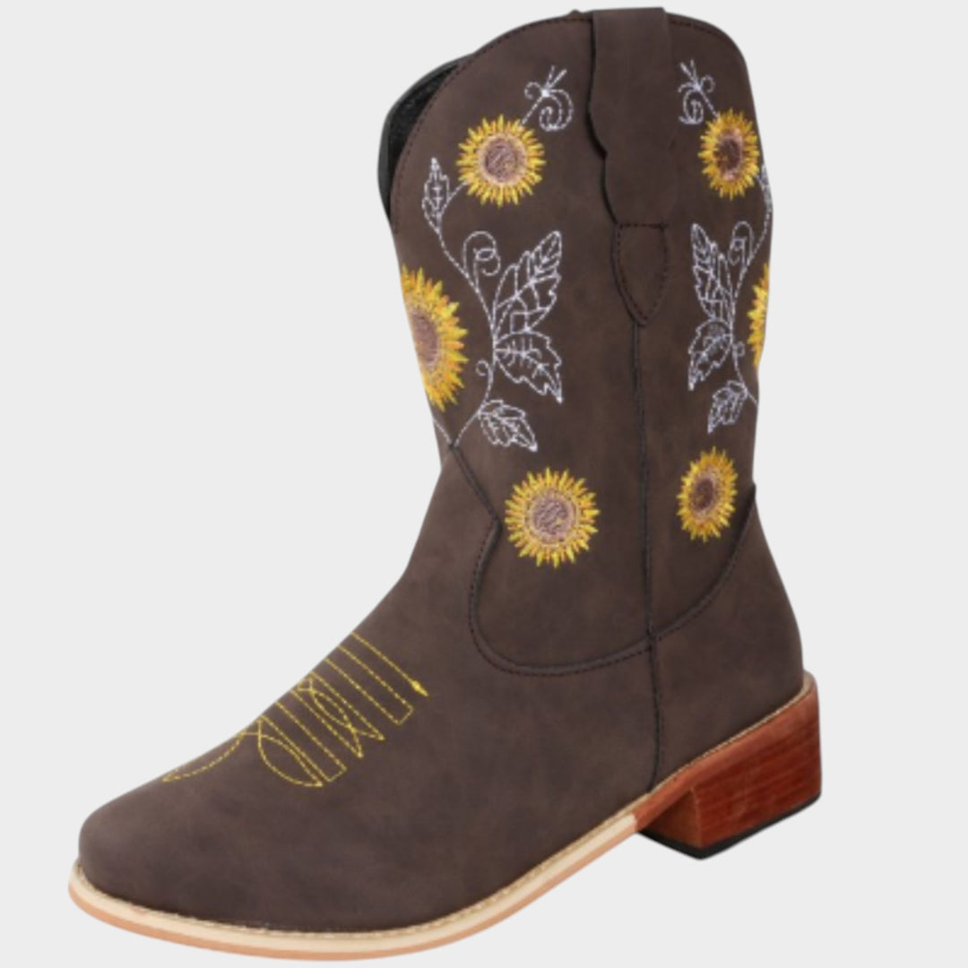 Premium Embroidered Cowboy Boots