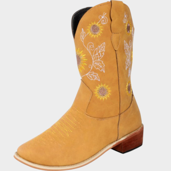 Premium Embroidered Cowboy Boots