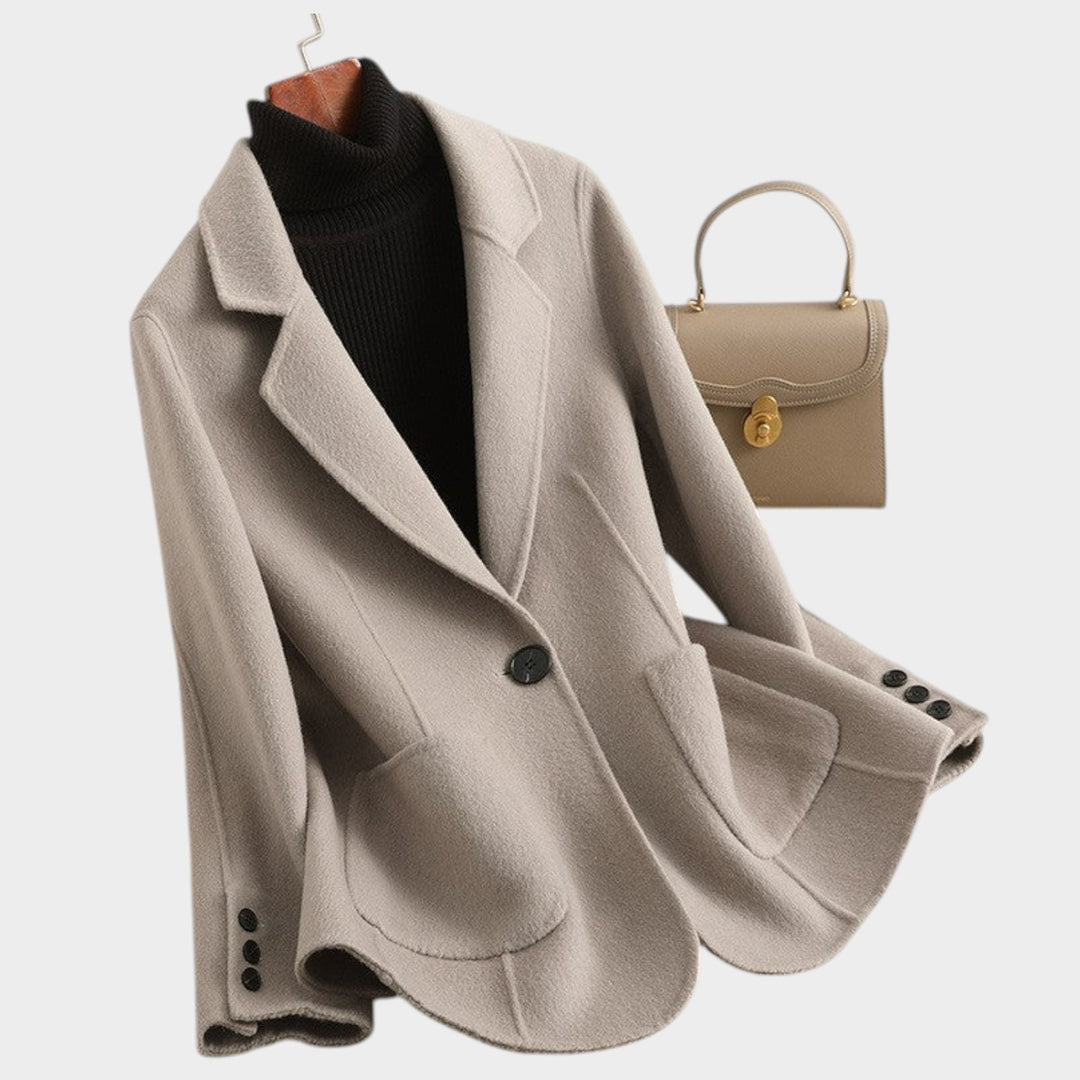 Women’s Wool Blazer | Elegant Tailored Jacket for Office, Business &amp; Smart Casual Wear