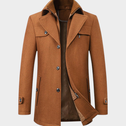 Men's Elegant Tailored | Wool Coat