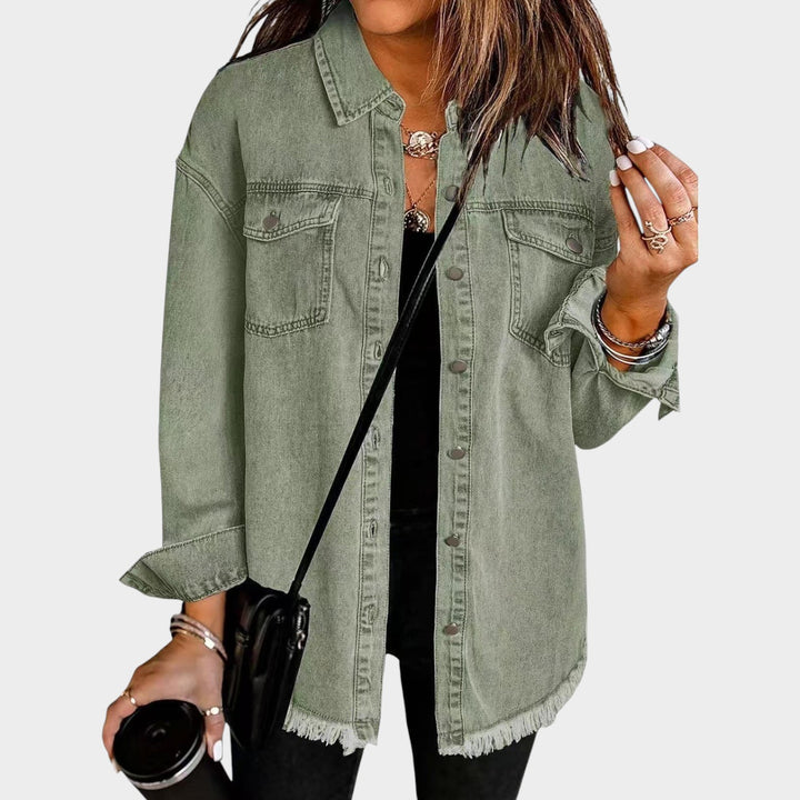 Women’s Classic Jean Jacket Casual Denim Outerwear