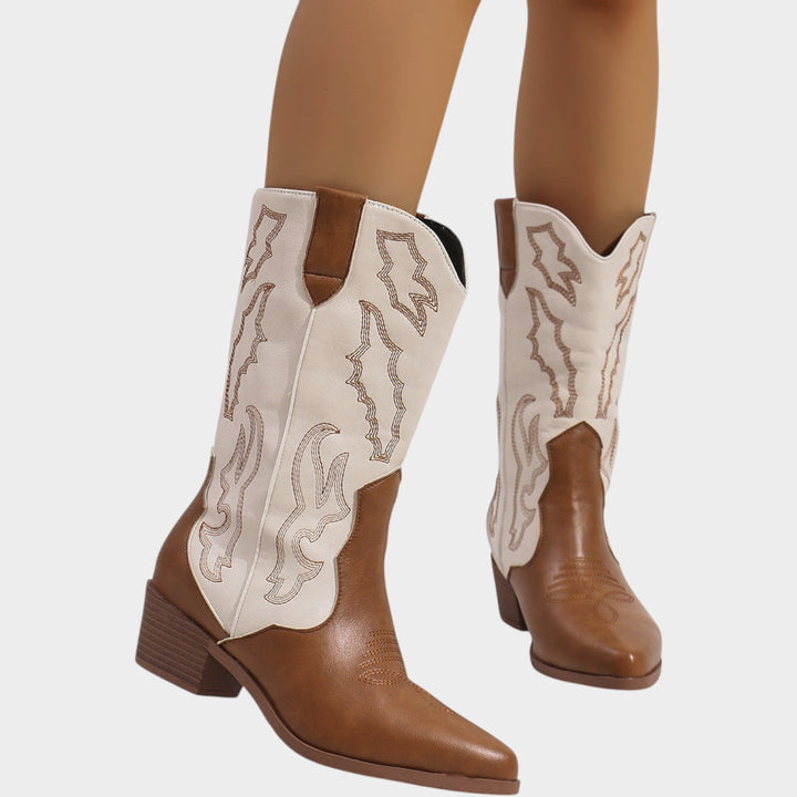 Women’s Leather Cowboy Boots Western Style Country Inspired