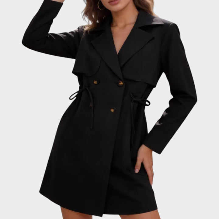 Women’s Blazer Double Breasted Cropped Tailored Fit