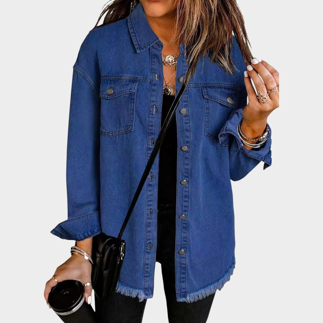 Women’s Classic Jean Jacket Casual Denim Outerwear