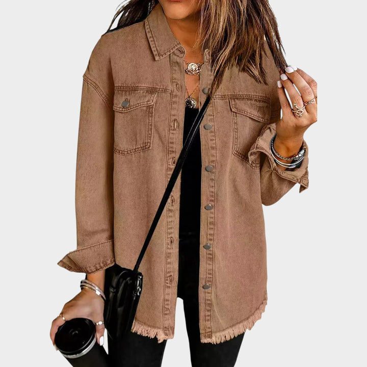 Women’s Classic Jean Jacket Casual Denim Outerwear