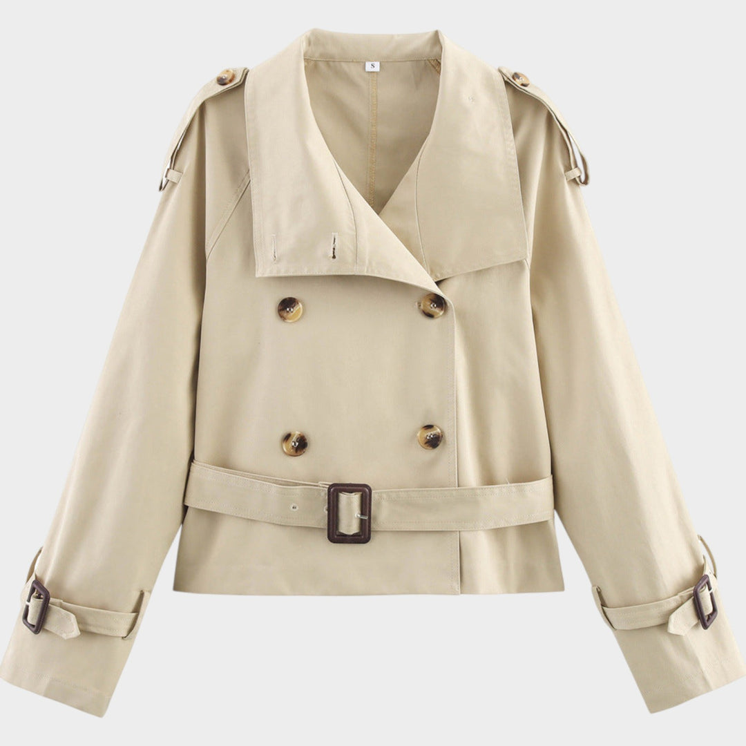 Women’s Trench Jacket Double Breasted Belted