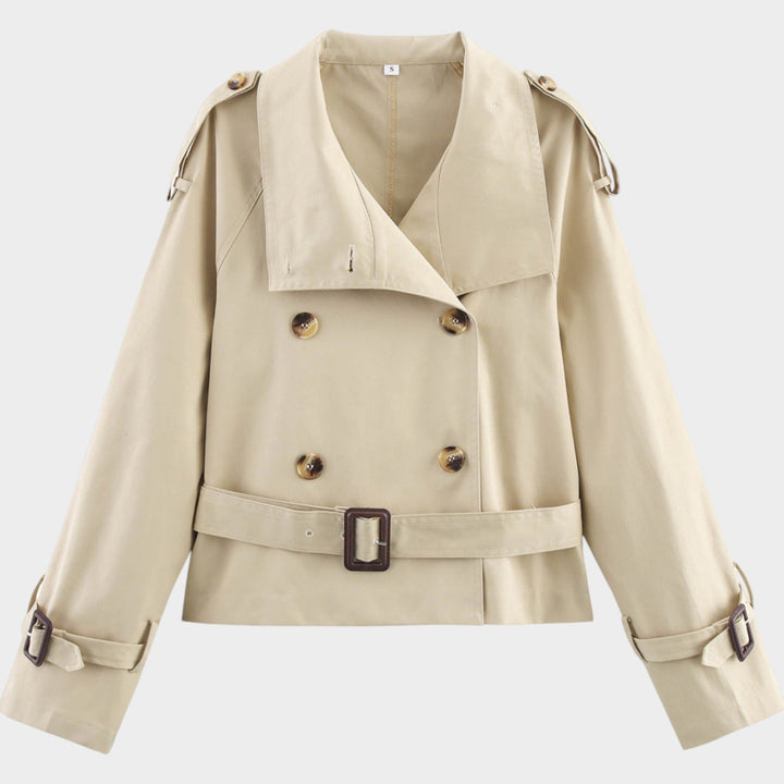 Women’s Trench Jacket Double Breasted Belted