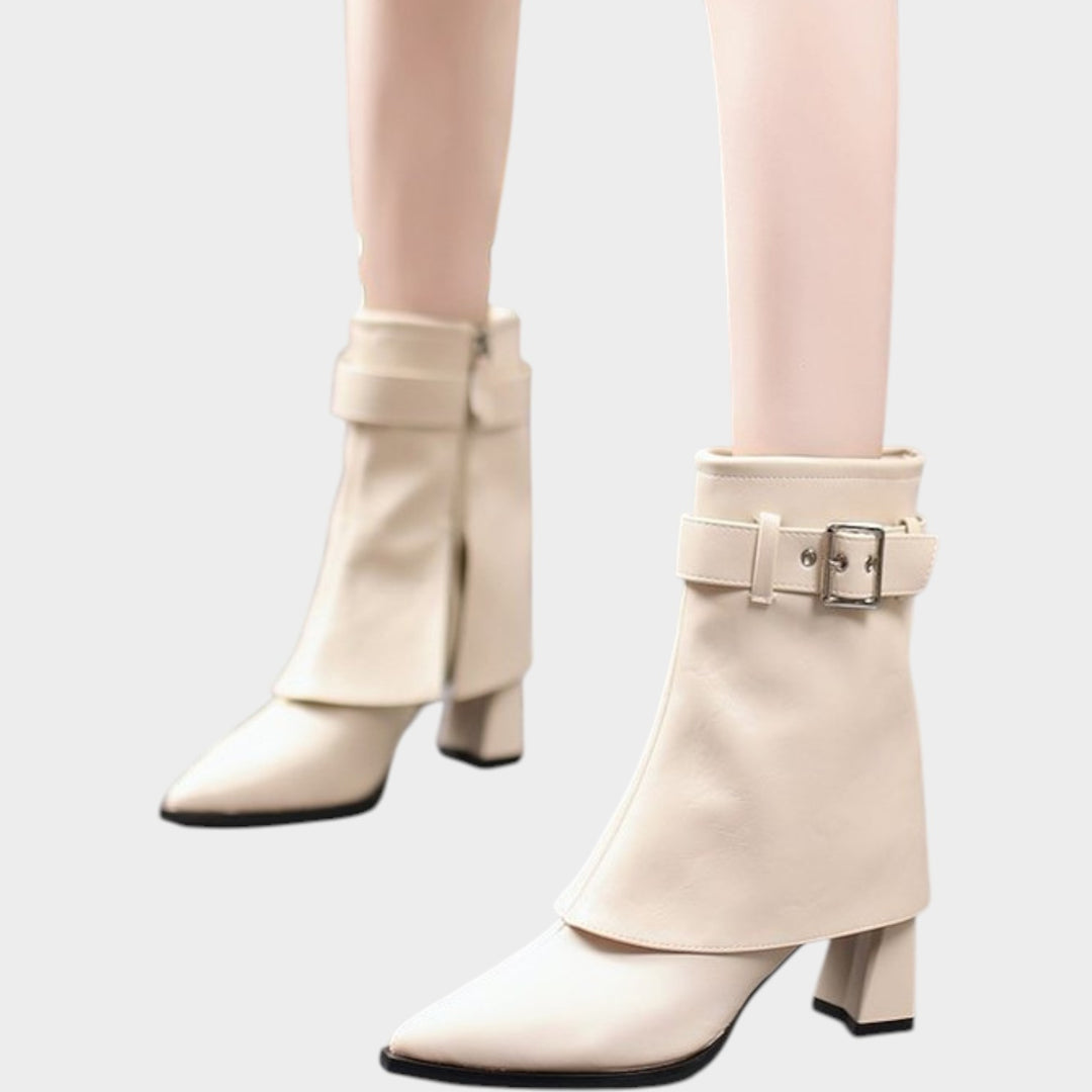 Women’s Ankle Boots Block Heel Classic Versatile Style