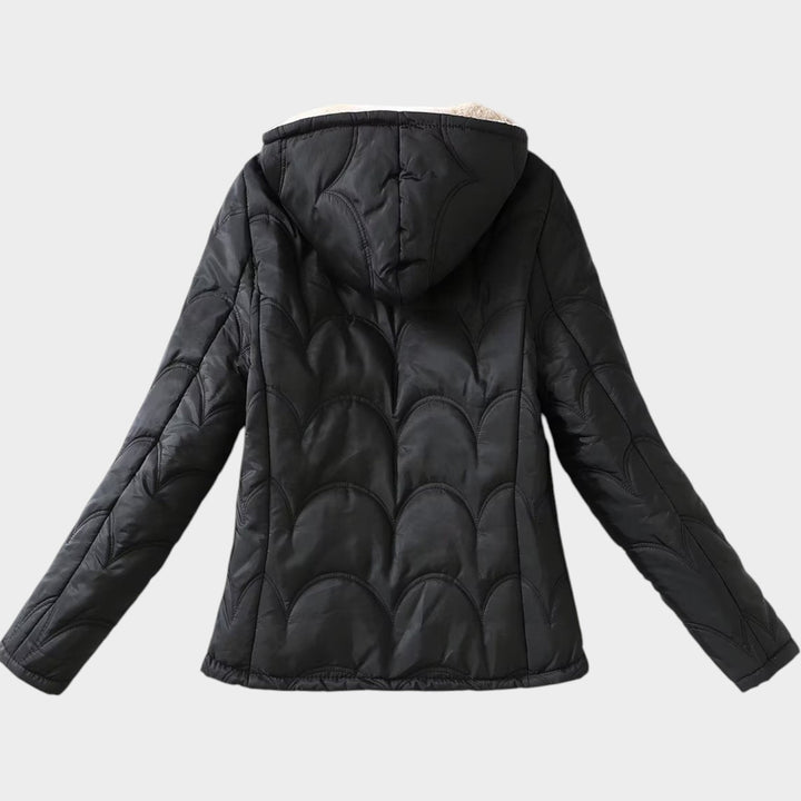 Women’s Quilted Jacket Casual Hooded Fleece Lined