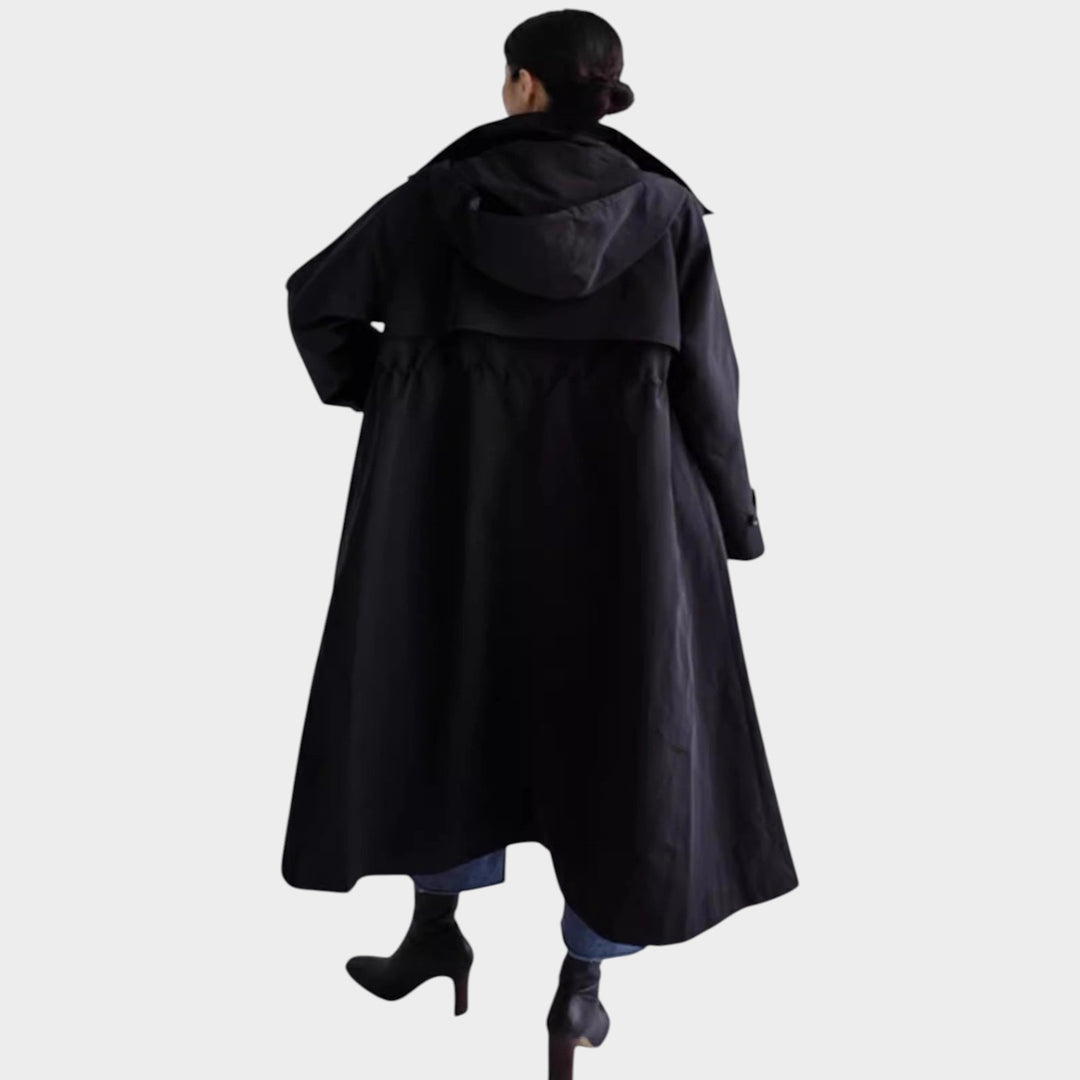 Women’s Raincoat Waterproof Style Oversized Hooded A-Line