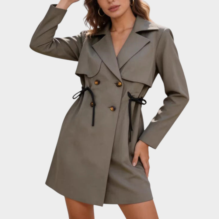 Women’s Blazer Double Breasted Cropped Tailored Fit