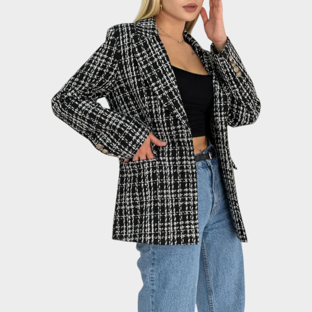 Women’s Blazer Jacket Tailored Fit Button Detail