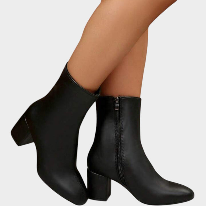 Women’s Ankle Boots Block Heel Versatile Classic Design