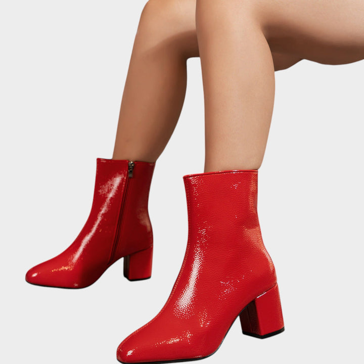 Women’s Ankle Boots Block Heel Versatile Classic Design