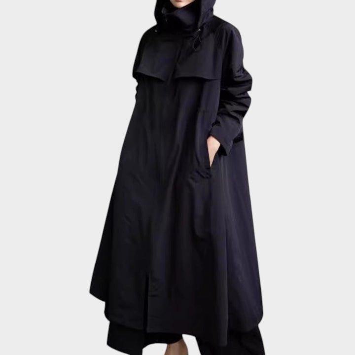 Women’s Raincoat Waterproof Style Oversized Hooded A-Line