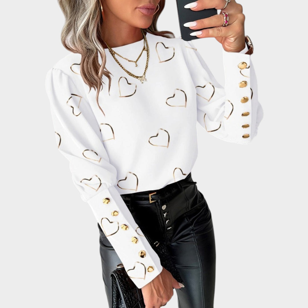 Women’s Crew Neck Sweater Long Sleeve Casual Top