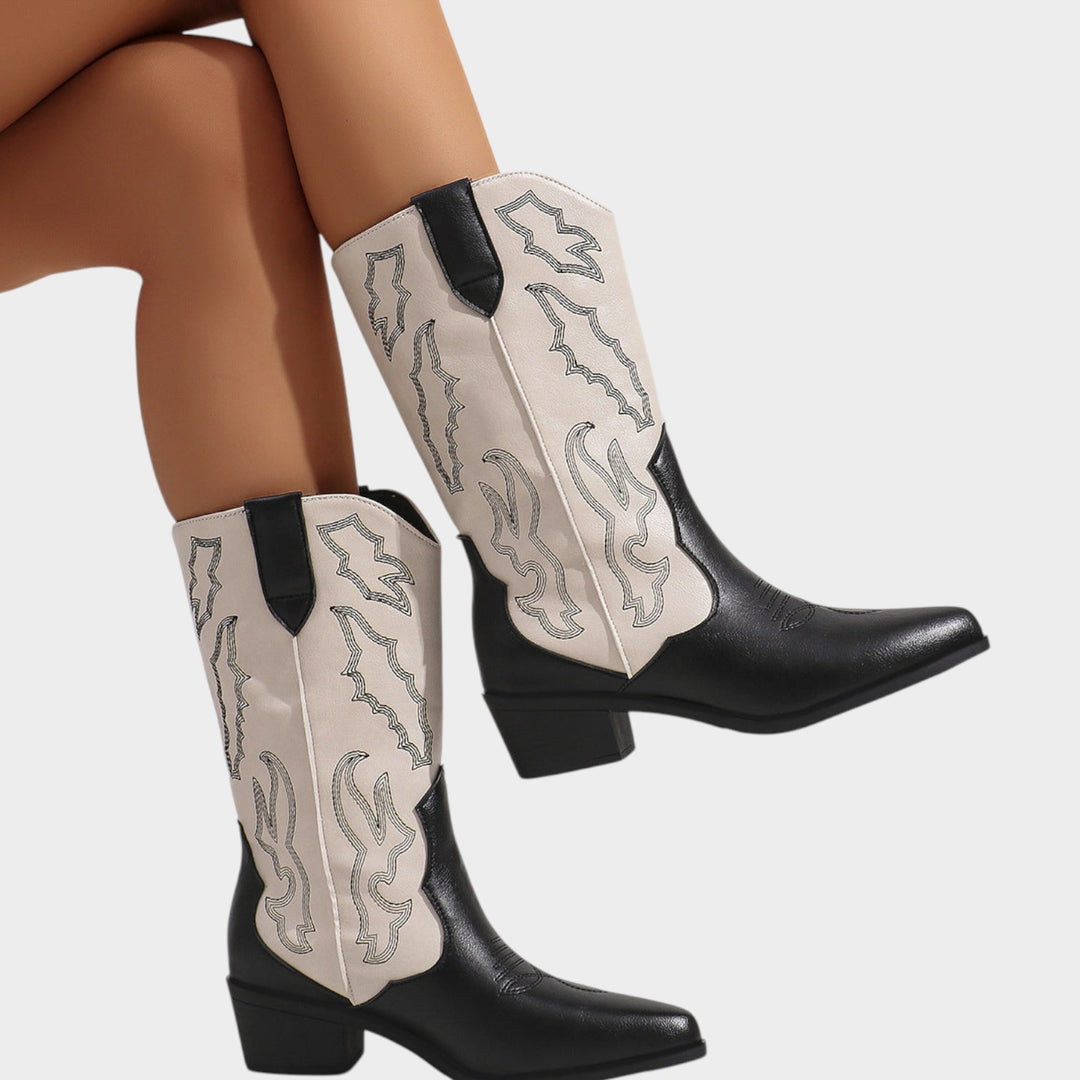 Women’s Leather Cowboy Boots Western Style Country Inspired