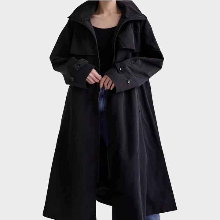 Women’s Raincoat Waterproof Style Oversized Hooded A-Line