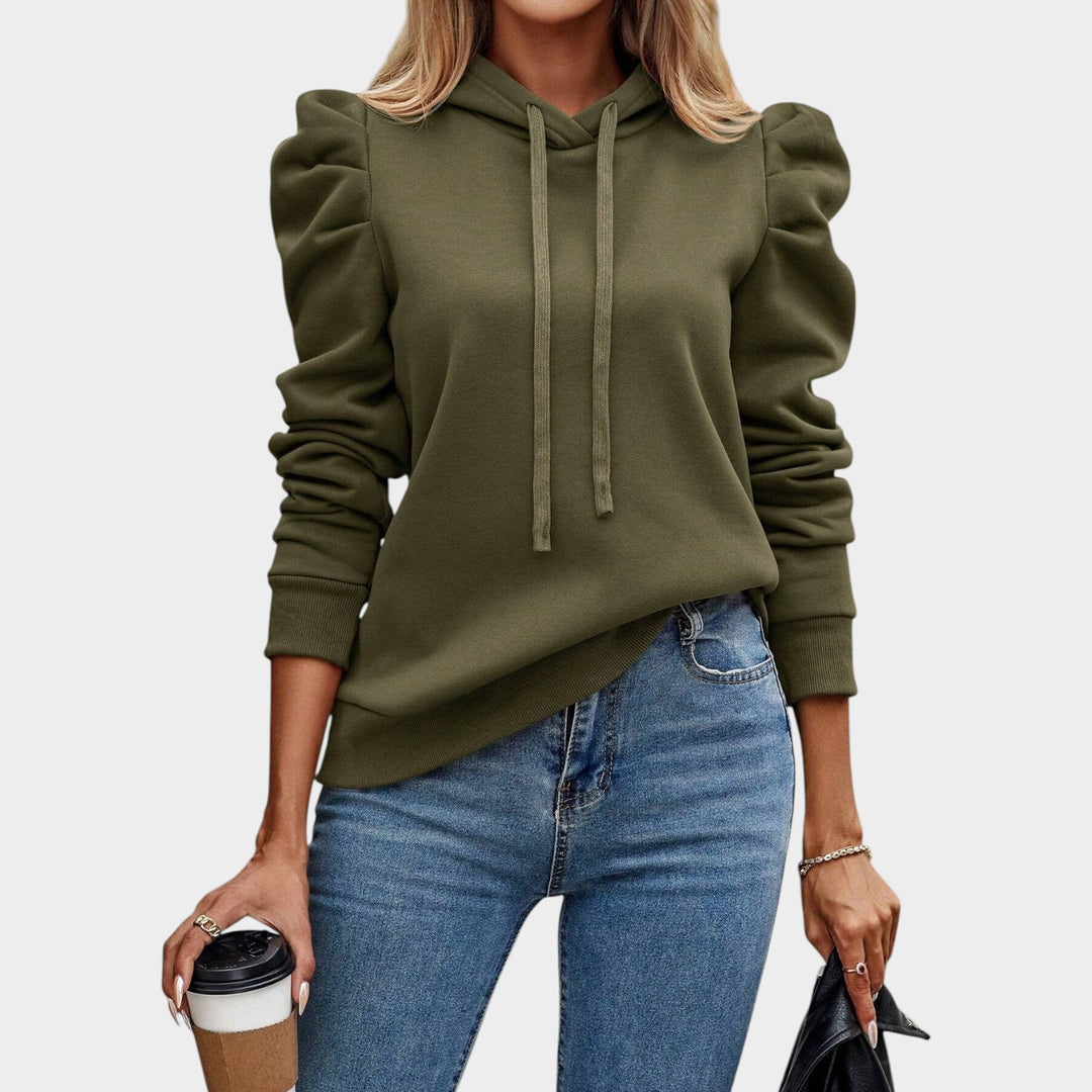 Women’s Hoodie with Puff Sleeves