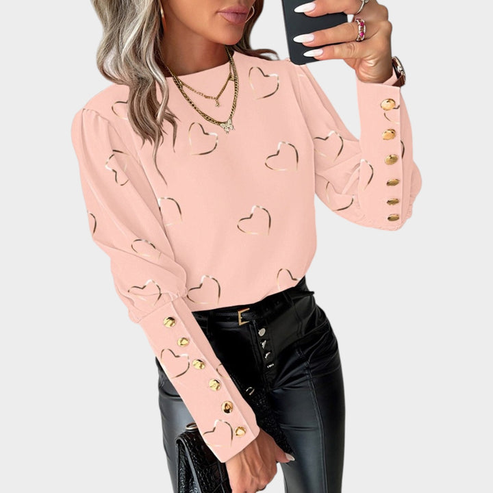 Women’s Crew Neck Sweater Long Sleeve Casual Top