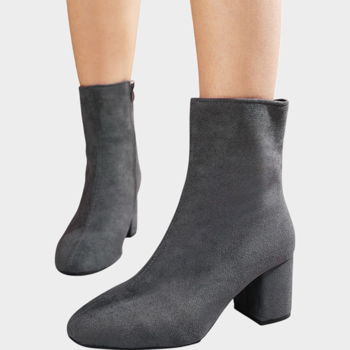 Women’s Ankle Boots Block Heel Versatile Classic Design