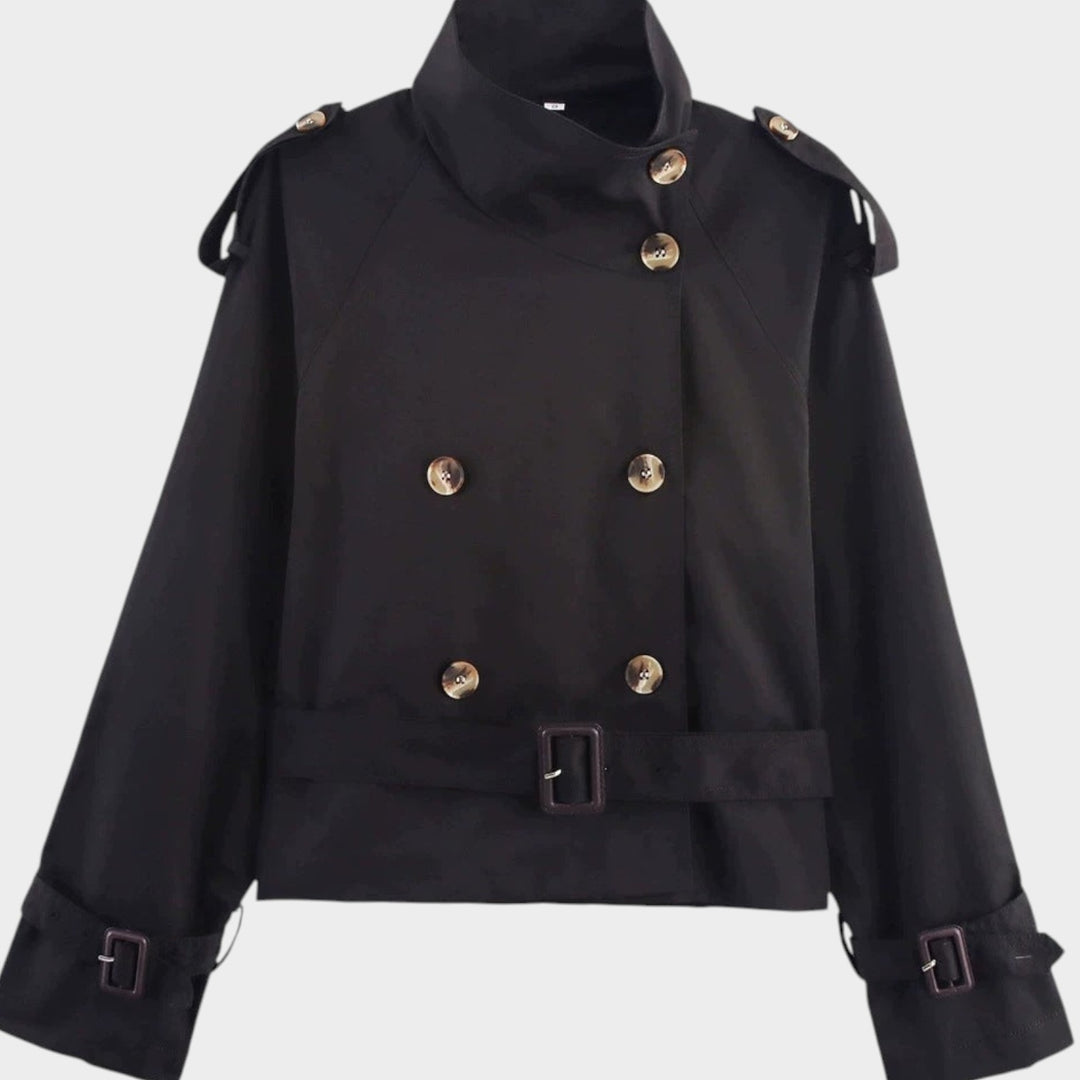 Women’s Trench Jacket Double Breasted Belted
