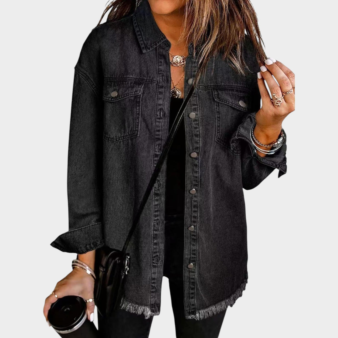 Women’s Classic Jean Jacket Casual Denim Outerwear