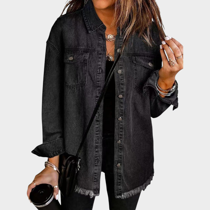 Women’s Classic Jean Jacket Casual Denim Outerwear