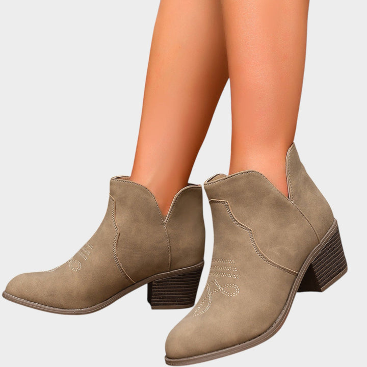 Women’s Ankle Boots Block Heel Comfort Design
