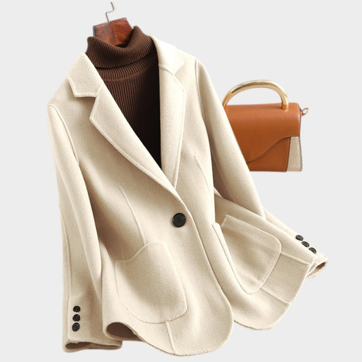 Women’s Wool Blazer | Elegant Tailored Jacket for Office, Business &amp; Smart Casual Wear