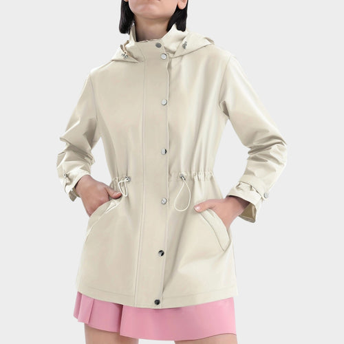 Women’s Waterproof Jacket with Adjustable Hood