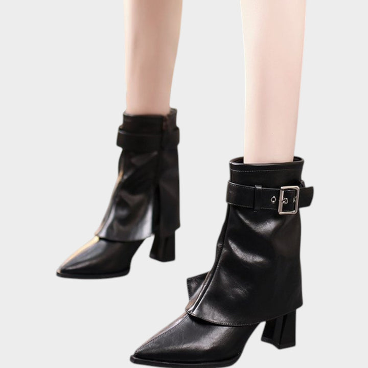 Women’s Ankle Boots Block Heel Classic Versatile Style