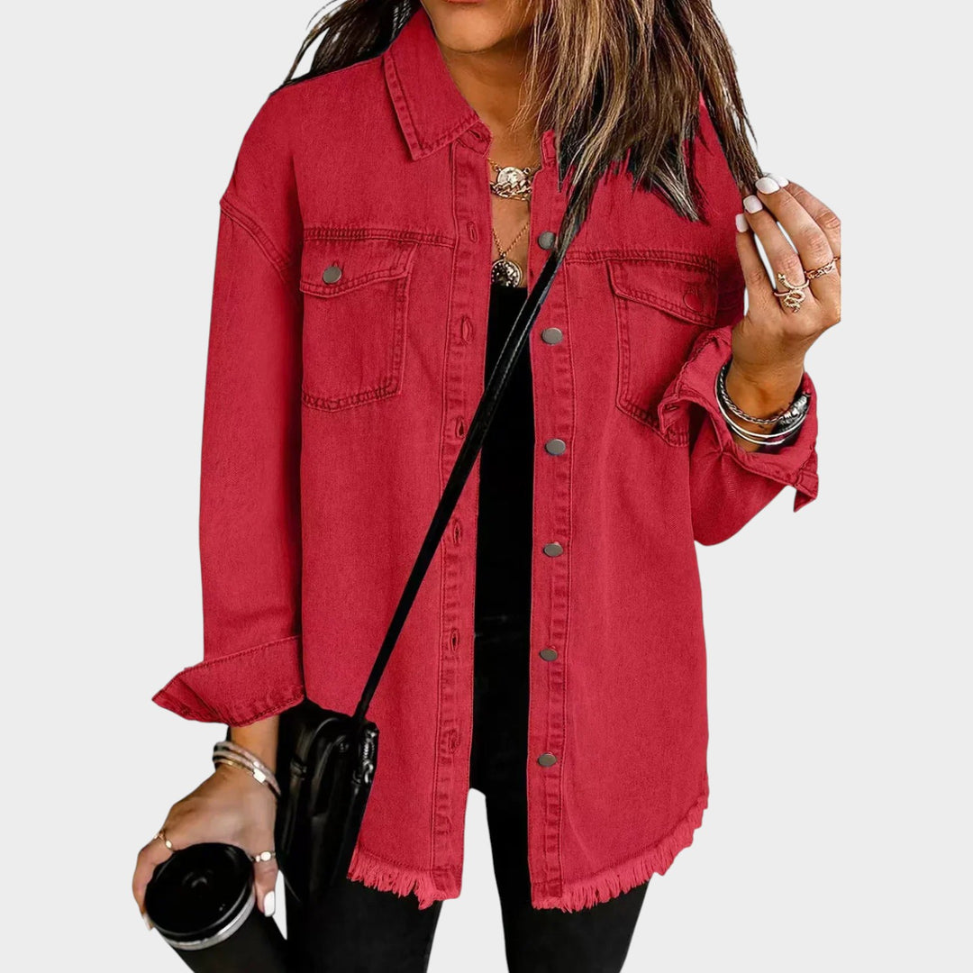 Women’s Classic Jean Jacket Casual Denim Outerwear