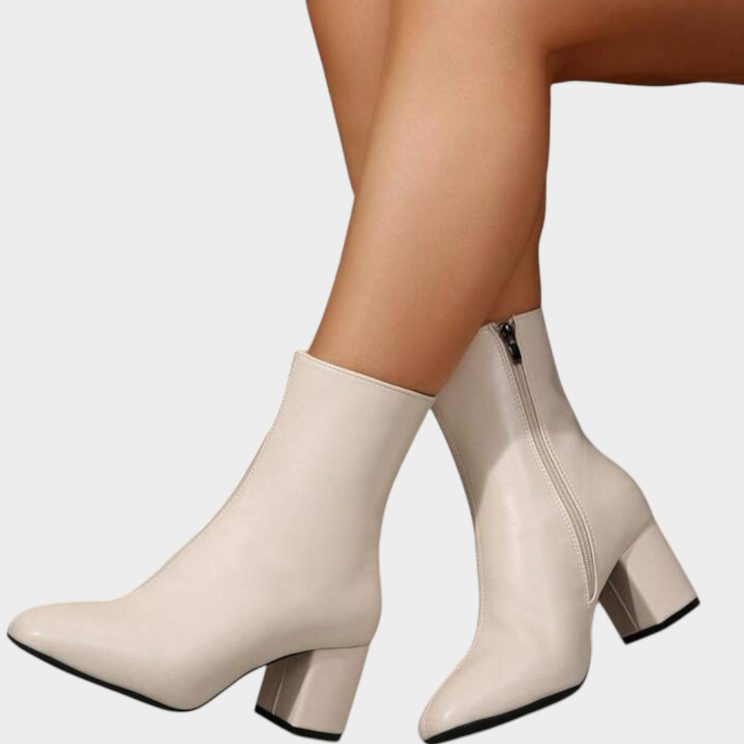 Women’s Ankle Boots Block Heel Versatile Classic Design