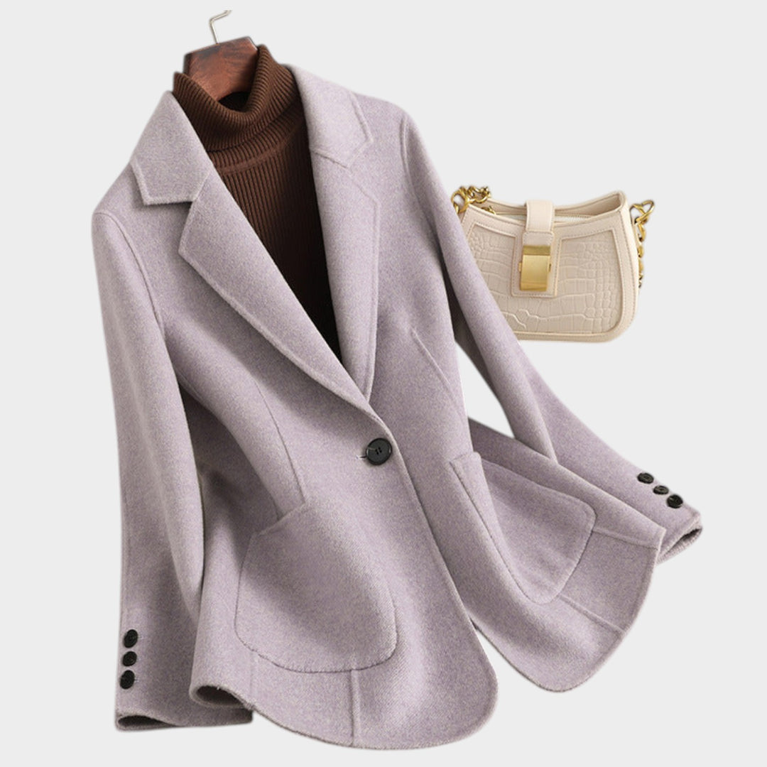Women’s Wool Blazer | Elegant Tailored Jacket for Office, Business &amp; Smart Casual Wear