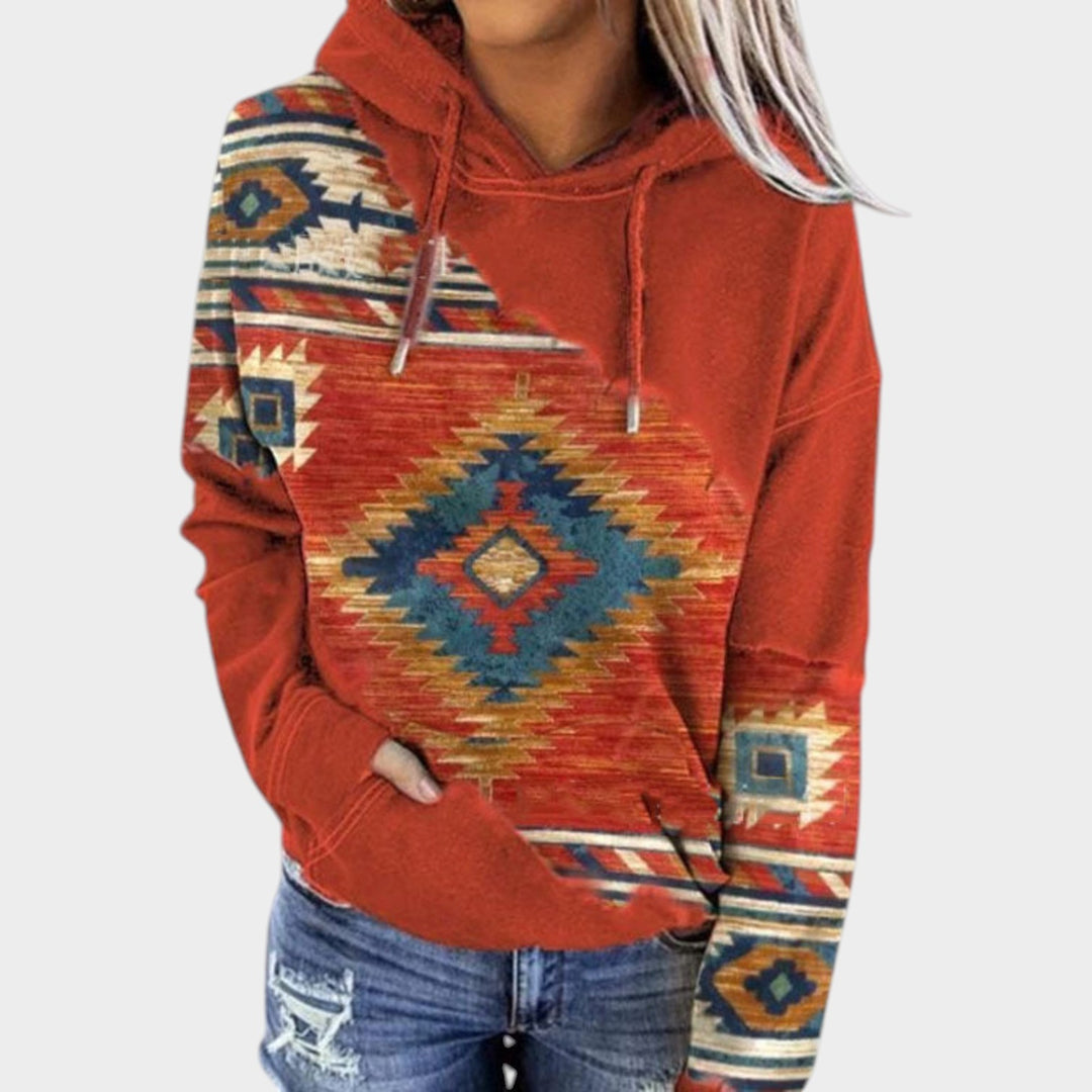 Women’s Hoodie Drawstring Hood Kangaroo Pocket Casual Fit