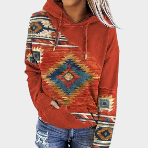 Women’s Hoodie Drawstring Hood Kangaroo Pocket Casual Fit