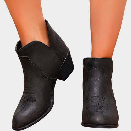 Women’s Ankle Boots Block Heel Comfort Design