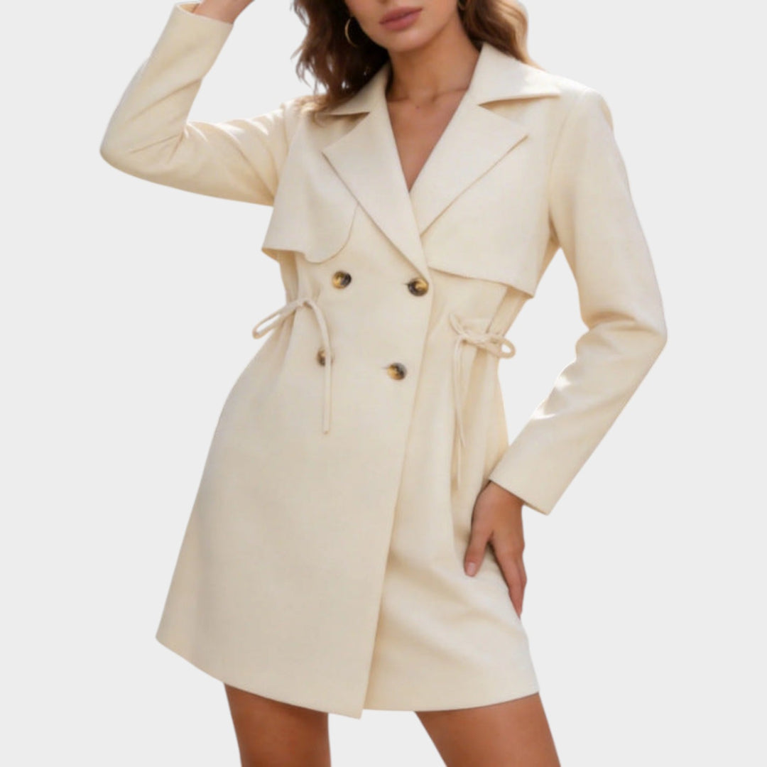 Women’s Blazer Double Breasted Cropped Tailored Fit