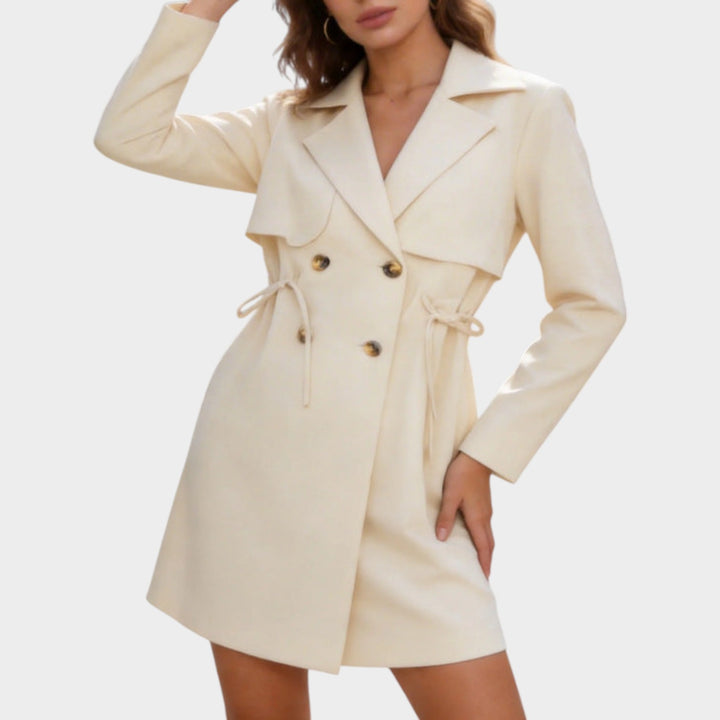 Women’s Blazer Double Breasted Cropped Tailored Fit