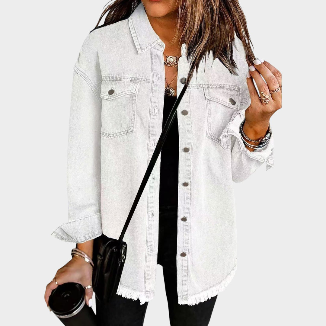 Women’s Classic Jean Jacket Casual Denim Outerwear