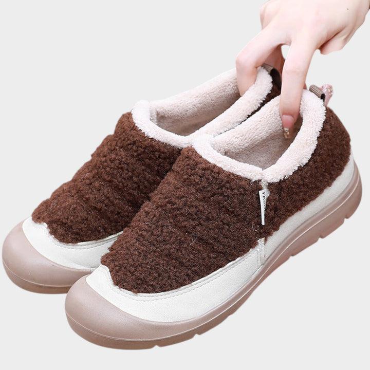 Women’s Fleece Lined Slippers Non Slip Sole