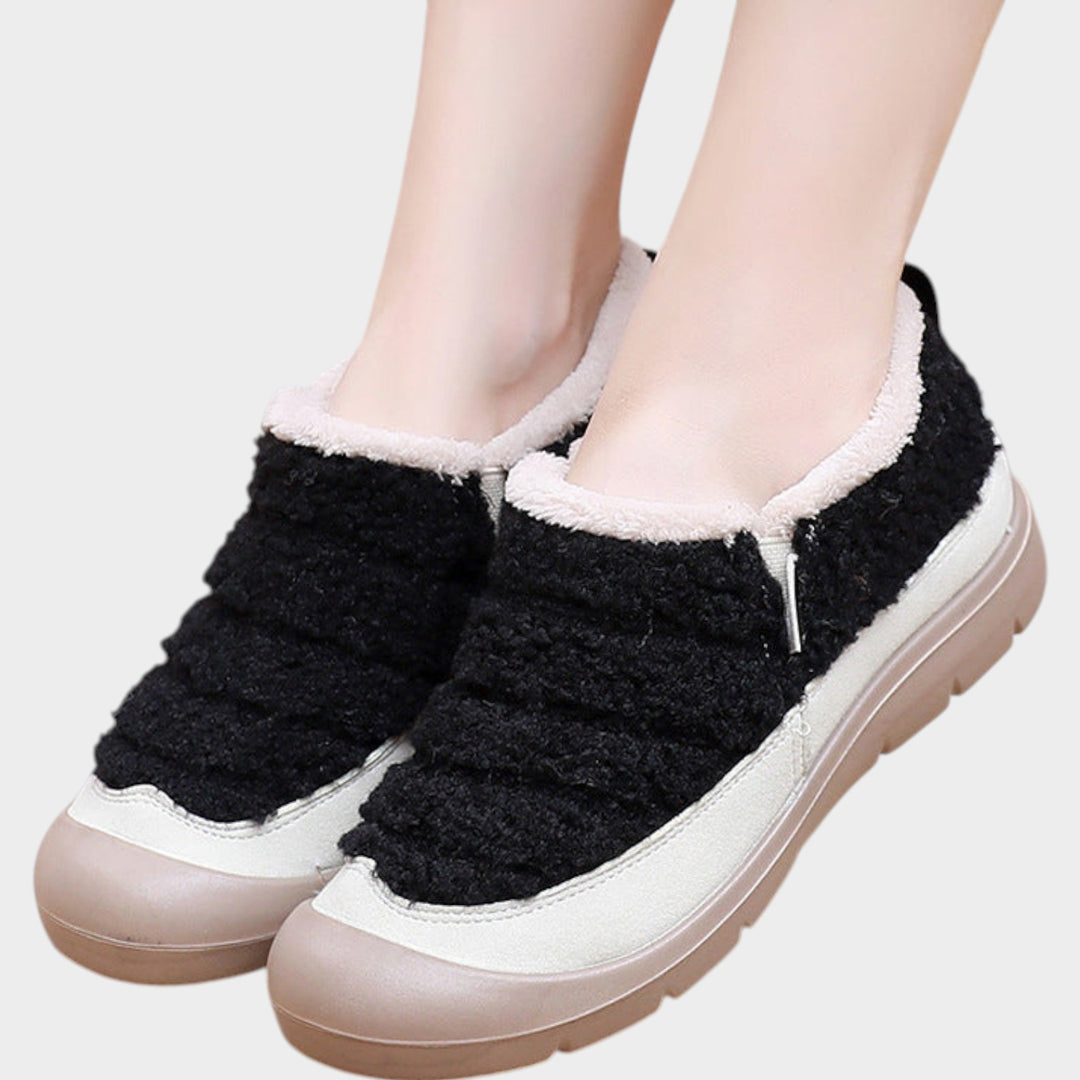 Women’s Fleece Lined Slippers Non Slip Sole