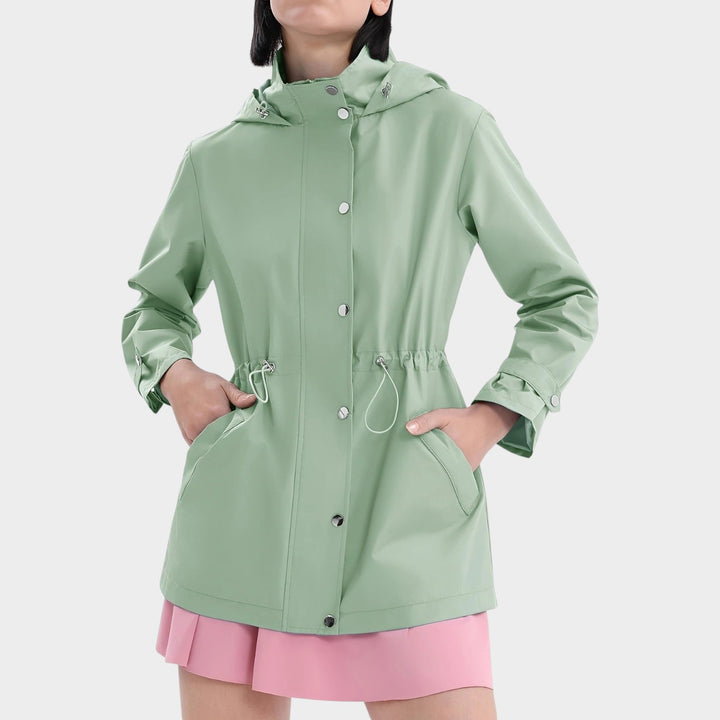 Women’s Waterproof Jacket with Adjustable Hood