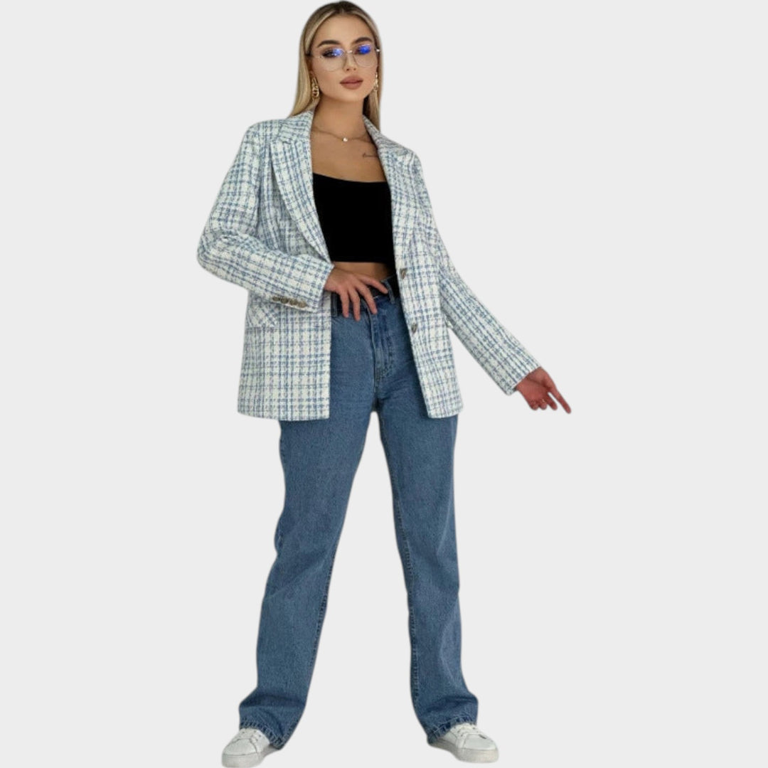 Women’s Blazer Jacket Tailored Fit Button Detail