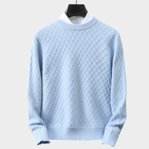Cashmere Diamond Knit Sweater