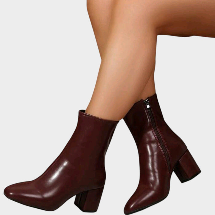 Women’s Ankle Boots Block Heel Versatile Classic Design