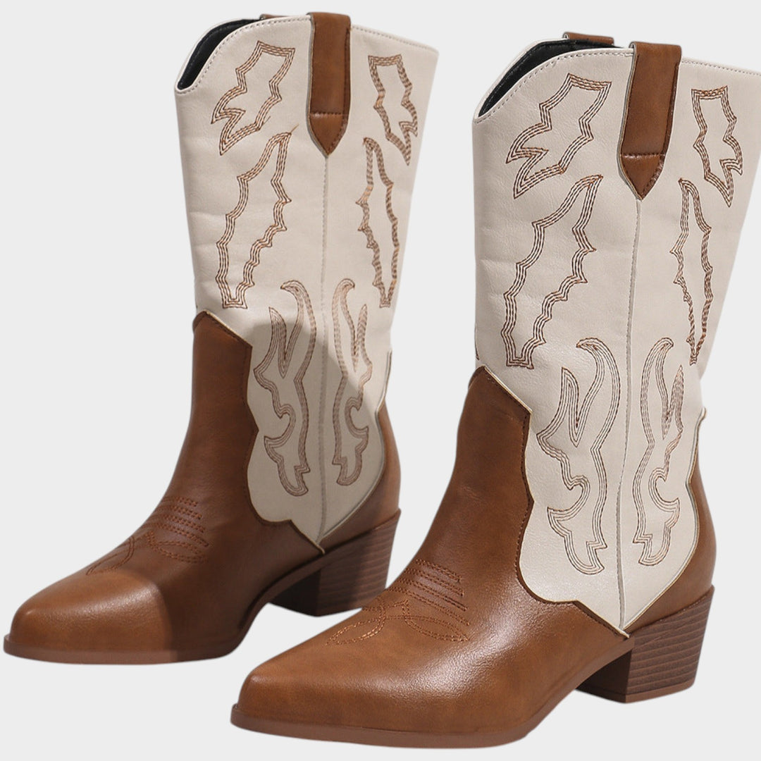 Women’s Leather Cowboy Boots Western Style Country Inspired