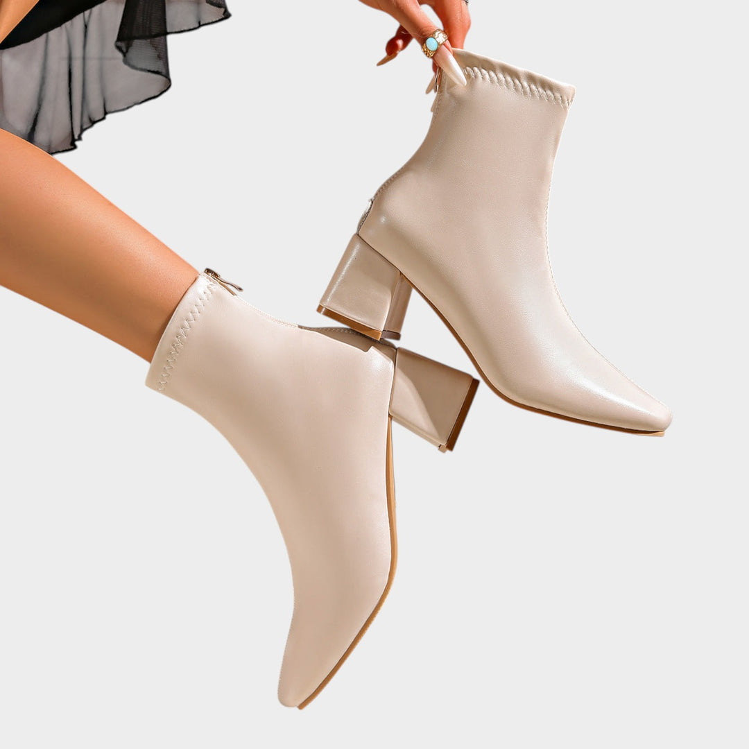 Women’s Ankle Boots Block Heel Comfortable Lining Classic Style